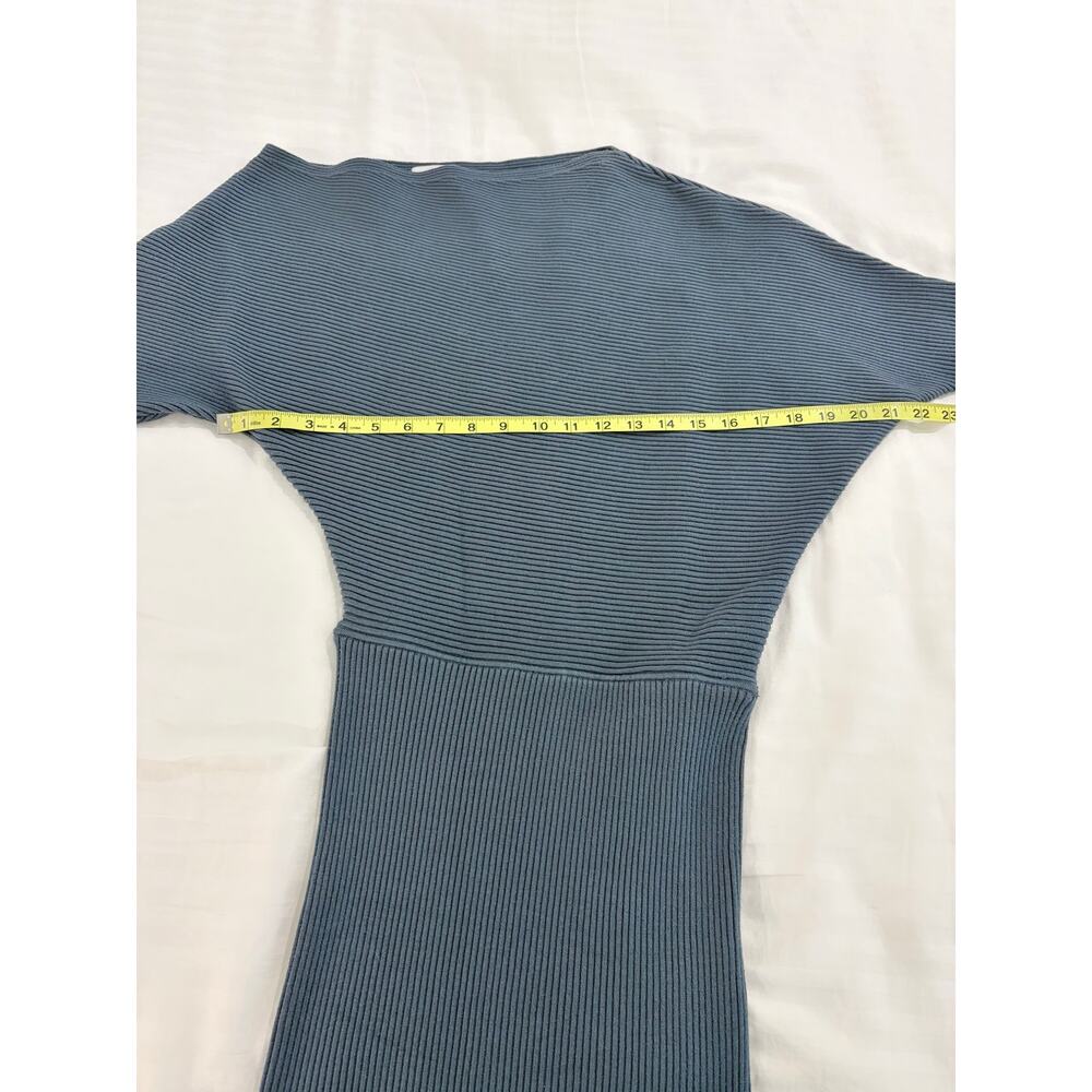 Reiss Lara Off Shoulder Ribbed Midi Dress - Picture 7 of 11